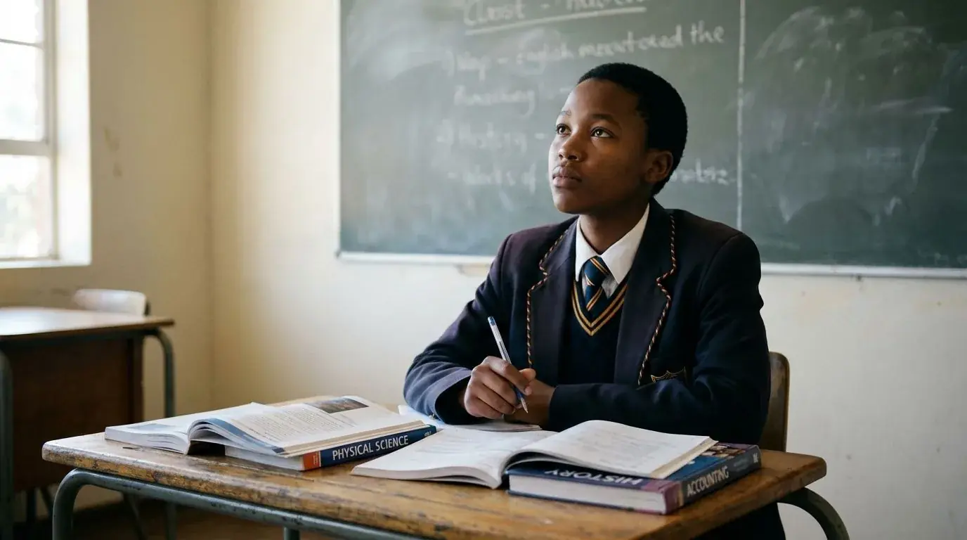 South African students considering subject choices