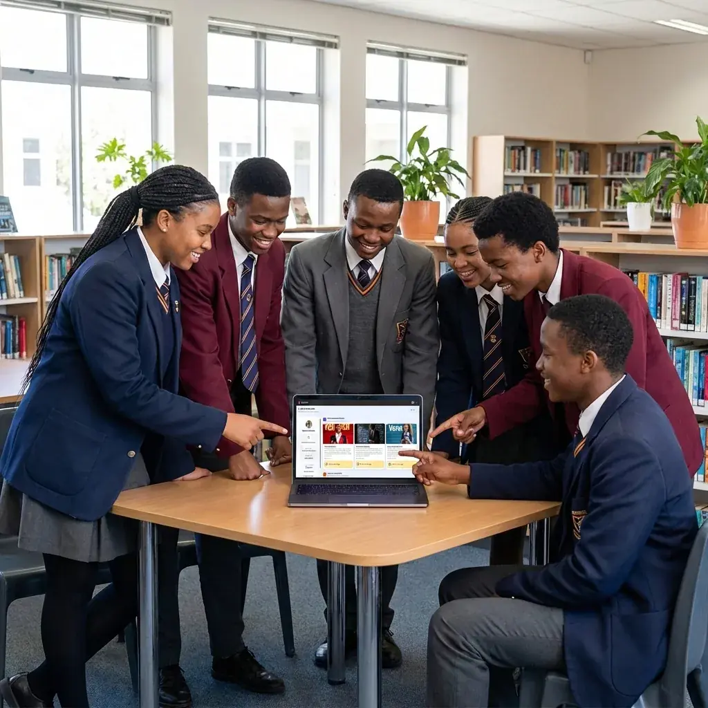 Students viewing Tertiary Study Plan Dashboard
